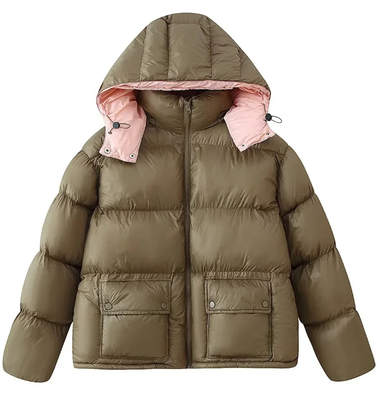 doudoune femme portée vue complète