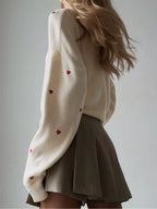 pull femme manches longues coupe ample