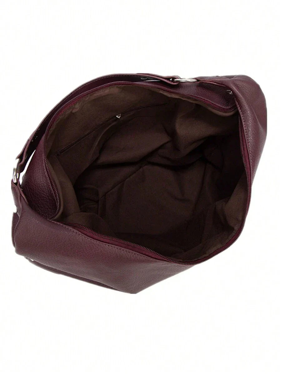 sac hobo bordeau femme contenance interieur marron