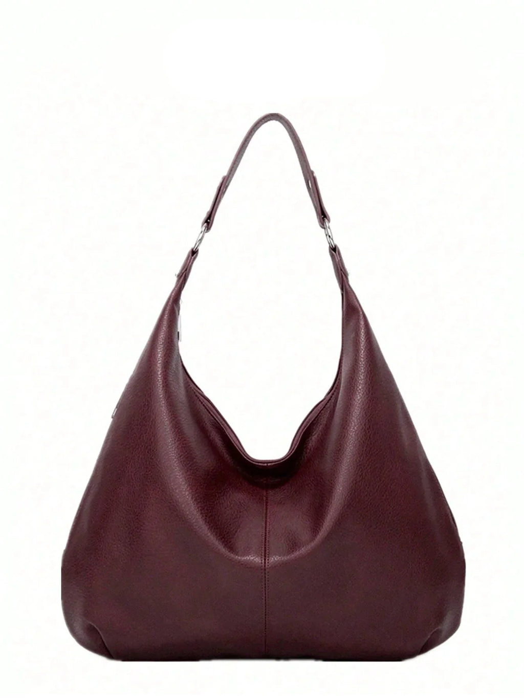 sac hobo bordeau femme vu de devant