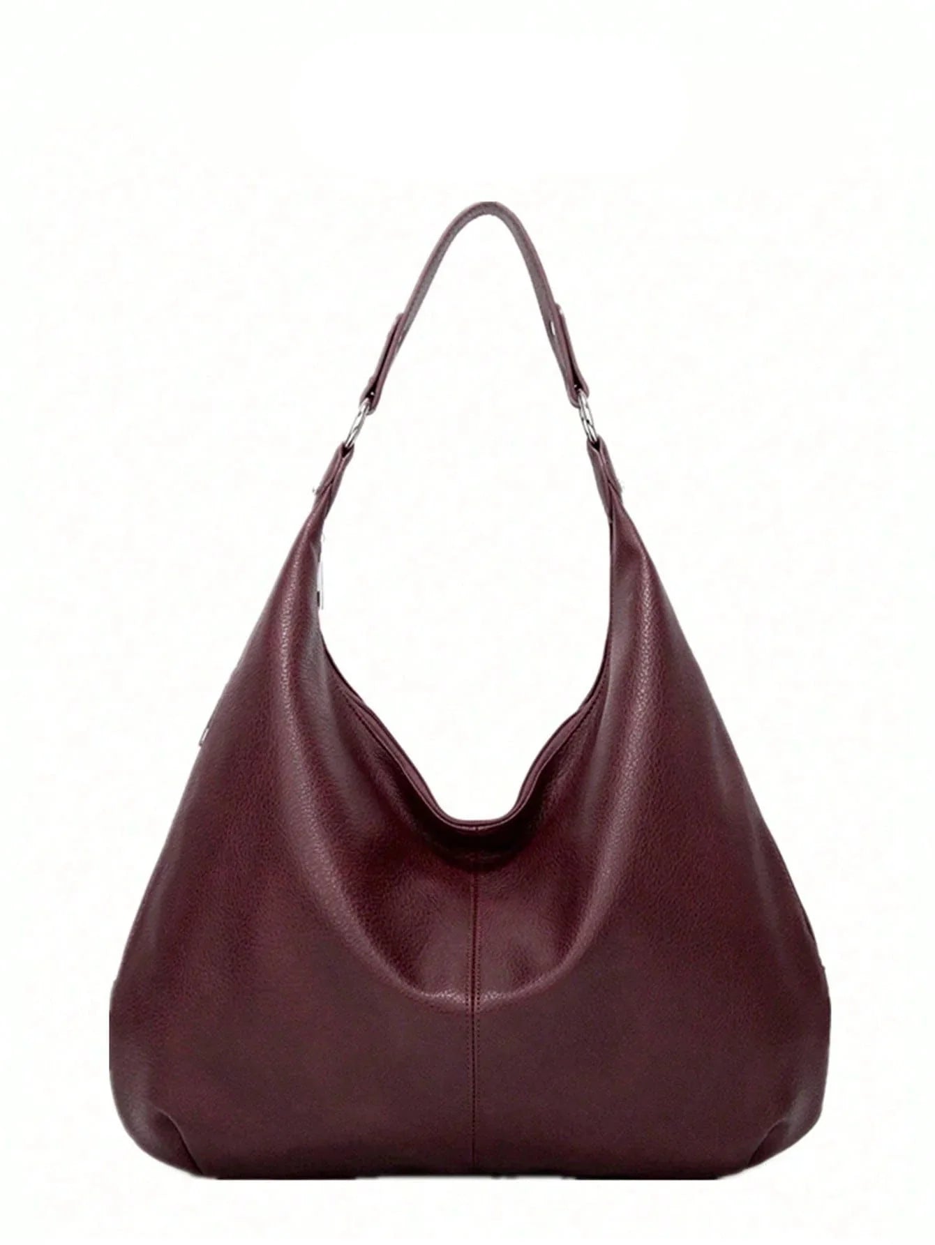 sac hobo bordeau femme vu de devant