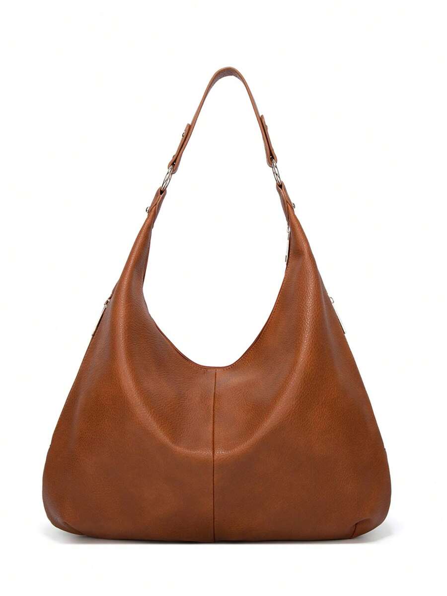 sac hobo femme kaki de face