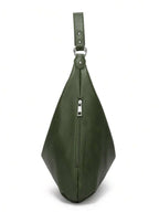 sac hobo femme vert de cote fermeture eclair poche de cote