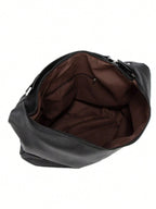 sac noir hobo femme contenance sac interieur marron