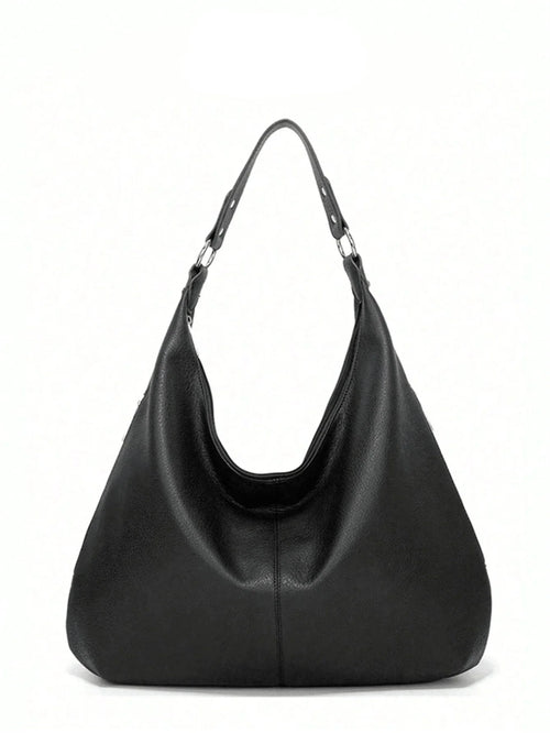 sac noir hobo femme vu de face 