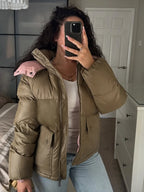 veste femme matelassée manches longues